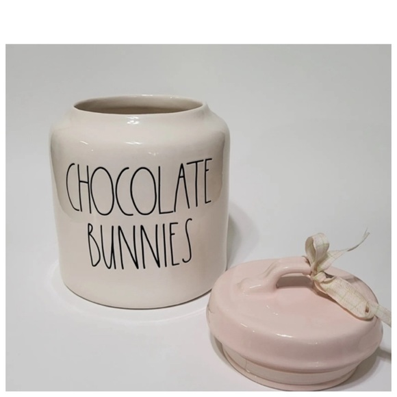 NEW Rae Dunn Chocolate Bunnies Canister 🐰 - Picture 4 of 5